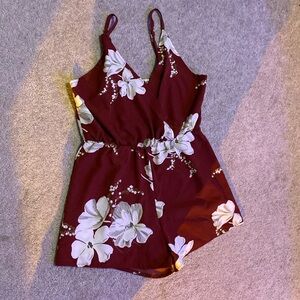 Tank top Romper with adjustable straps